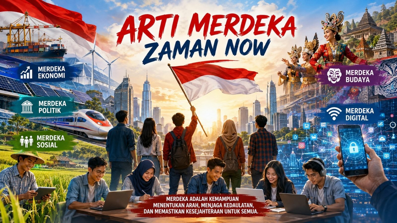 Arti Merdeka Zaman Now