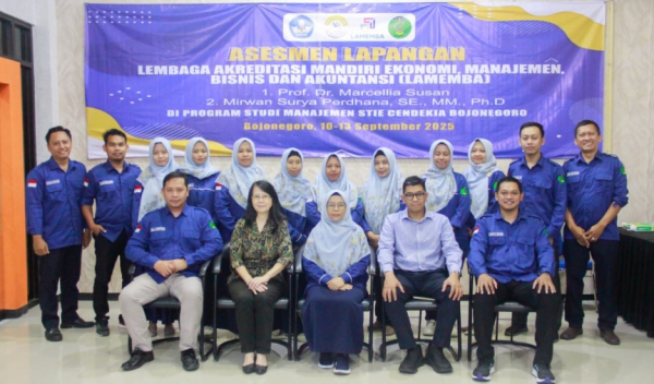STIE Cendekia Bojonegoro Laksanakan Asesmen Lapangan LAMEMBA untuk Program Studi Manajemen